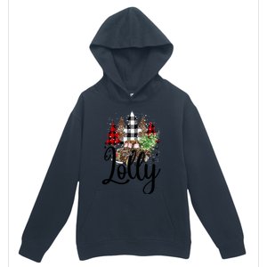 Blessed Lolly Christmas Truck Grandma Gift Urban Pullover Hoodie