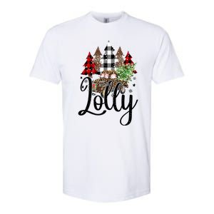 Blessed Lolly Christmas Truck Grandma Gift Softstyle CVC T-Shirt