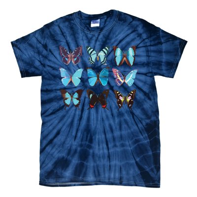 Butterfly Lover Colorful Butterflies Entomologist Science Tie-Dye T-Shirt