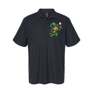 Baseball Leprechauns Catcher Saint PaddyS Shamrock Irish Cool Gift Softstyle Adult Sport Polo