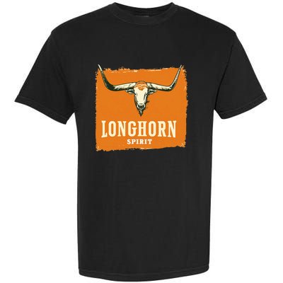 Beautiful Longhorn Costume For Texan Spirit Fans Garment-Dyed Heavyweight T-Shirt