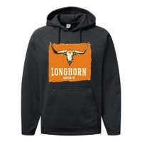 Beautiful Longhorn Costume For Texan Spirit Fans Performance Fleece Hoodie