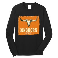 Beautiful Longhorn Costume For Texan Spirit Fans Long Sleeve Shirt