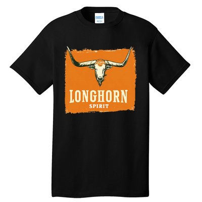 Beautiful Longhorn Costume For Texan Spirit Fans Tall T-Shirt