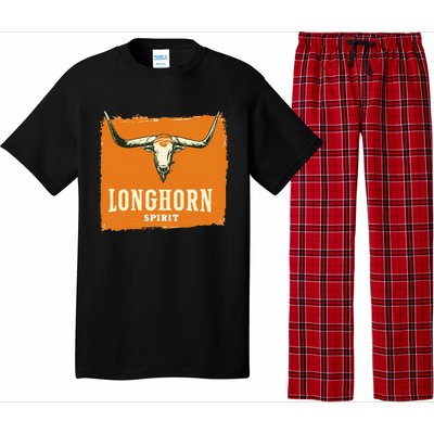 Beautiful Longhorn Costume For Texan Spirit Fans Pajama Set