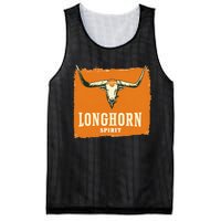 Beautiful Longhorn Costume For Texan Spirit Fans Mesh Reversible Basketball Jersey Tank