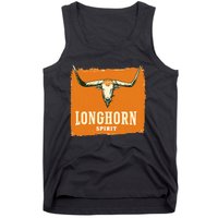 Beautiful Longhorn Costume For Texan Spirit Fans Tank Top