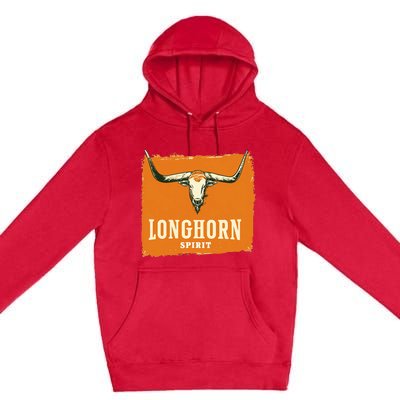 Beautiful Longhorn Costume For Texan Spirit Fans Premium Pullover Hoodie