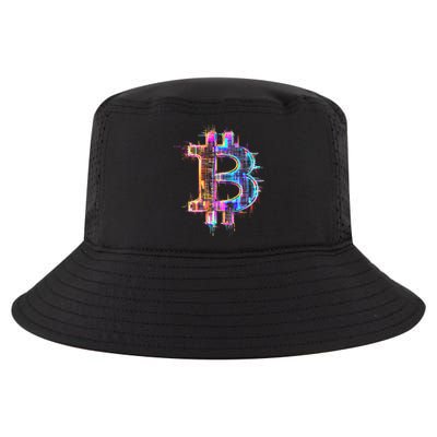 Bitcoin Logo Crypto Trader Investor Cryptocurrency Btc Cool Comfort Performance Bucket Hat