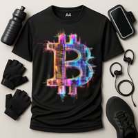 Bitcoin Logo Crypto Trader Investor Cryptocurrency Btc Performance Shirt