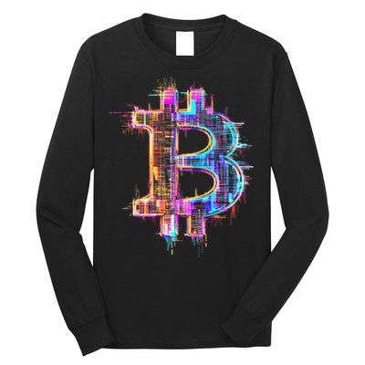 Bitcoin Logo Crypto Trader Investor Cryptocurrency Btc Long Sleeve Shirt