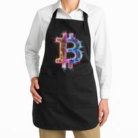 Bitcoin Logo Crypto Trader Investor Cryptocurrency Btc Apron