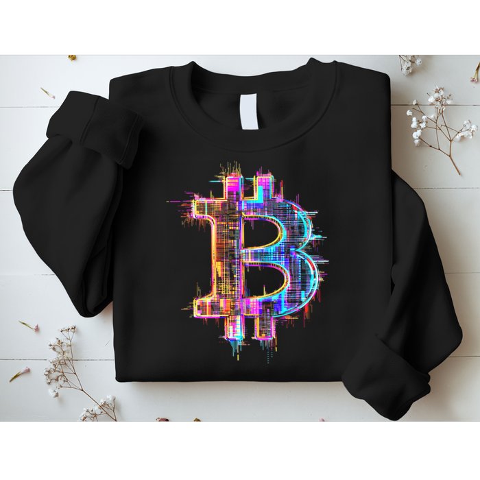 Bitcoin Logo Crypto Trader Investor Cryptocurrency Btc Sweatshirt