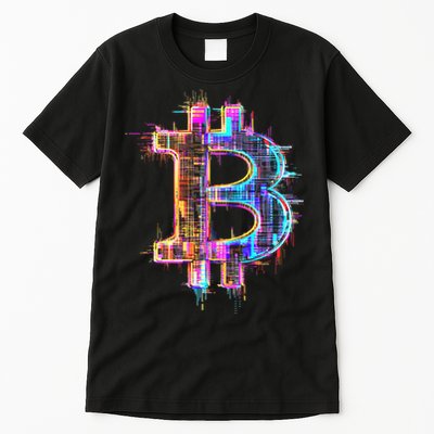 Bitcoin Logo Crypto Trader Investor Cryptocurrency Btc Tall T-Shirt