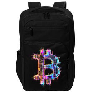 Bitcoin Logo Crypto Trader Investor Cryptocurrency Btc Impact Tech Backpack