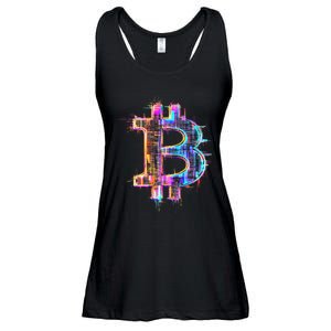 Bitcoin Logo Crypto Trader Investor Cryptocurrency Btc Ladies Essential Flowy Tank