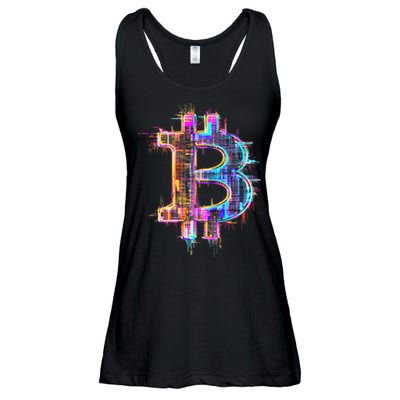 Bitcoin Logo Crypto Trader Investor Cryptocurrency Btc Ladies Essential Flowy Tank