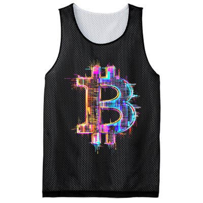 Bitcoin Logo Crypto Trader Investor Cryptocurrency Btc Mesh Reversible Basketball Jersey Tank
