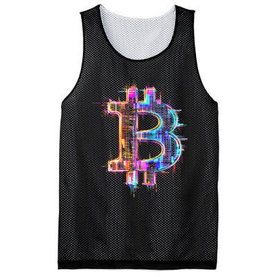 Bitcoin Logo Crypto Trader Investor Cryptocurrency Btc Mesh Reversible Basketball Jersey Tank