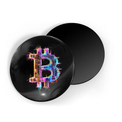 Bitcoin Logo Crypto Trader Investor Cryptocurrency Btc Magnet