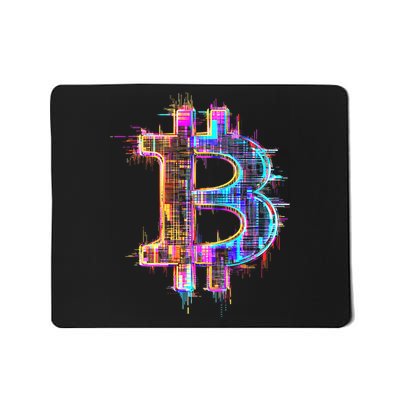 Bitcoin Logo Crypto Trader Investor Cryptocurrency Btc Mousepad