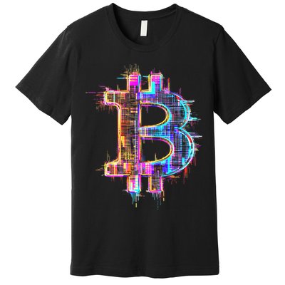 Bitcoin Logo Crypto Trader Investor Cryptocurrency Btc Premium T-Shirt