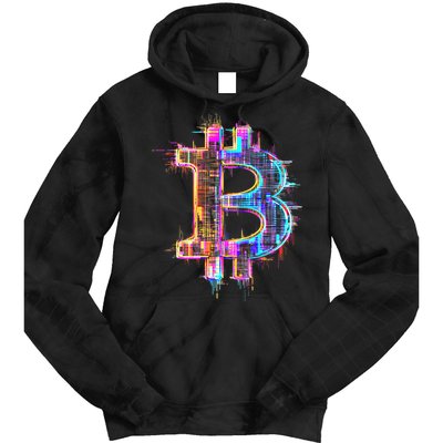 Bitcoin Logo Crypto Trader Investor Cryptocurrency Btc Tie Dye Hoodie