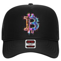 Bitcoin Logo Crypto Trader Investor Cryptocurrency Btc Trucker Hat