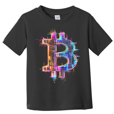 Bitcoin Logo Crypto Trader Investor Cryptocurrency Btc Toddler T-Shirt