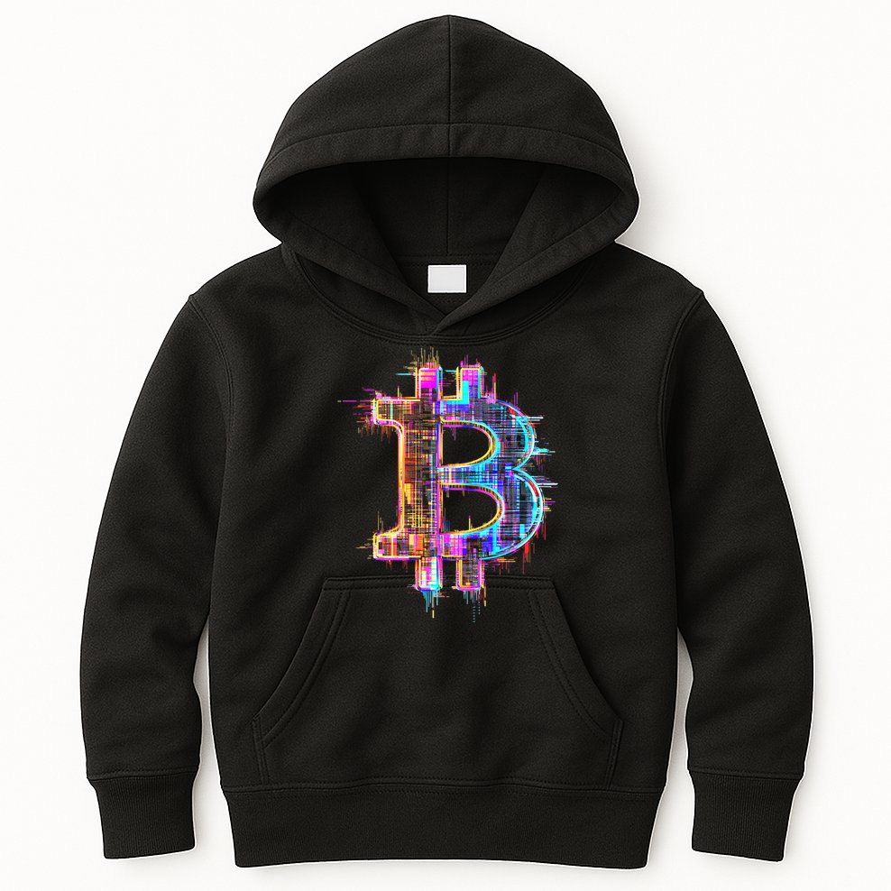Bitcoin Logo Crypto Trader Investor Cryptocurrency Btc Kids Hoodie