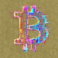 Bitcoin Logo Crypto Trader Investor Cryptocurrency Btc Garment-Dyed Women's Muscle Tee