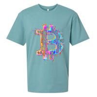 Bitcoin Logo Crypto Trader Investor Cryptocurrency Btc Sueded Cloud Jersey T-Shirt