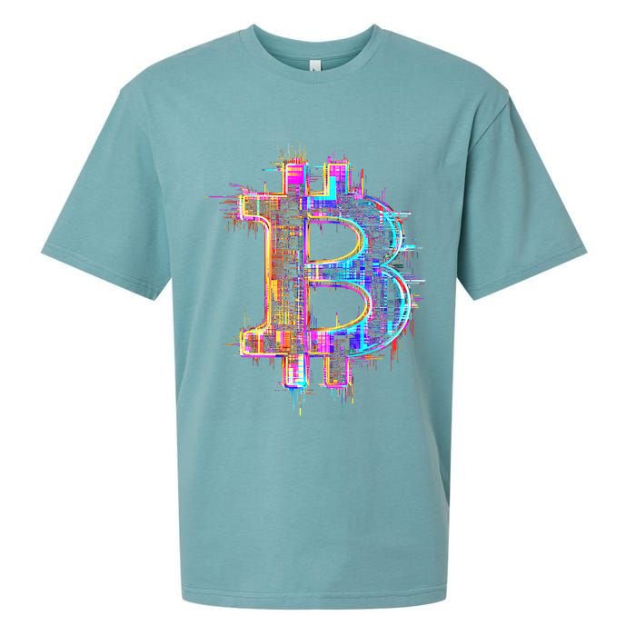 Bitcoin Logo Crypto Trader Investor Cryptocurrency Btc Sueded Cloud Jersey T-Shirt