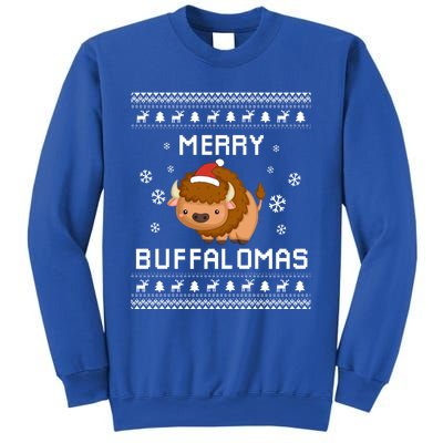 Buffalo Lover Christmas Ugly Xmas Buffalo Sweater Bison Gift Sweatshirt