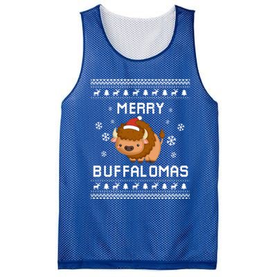 Buffalo Lover Christmas Ugly Xmas Buffalo Sweater Bison Gift Mesh Reversible Basketball Jersey Tank