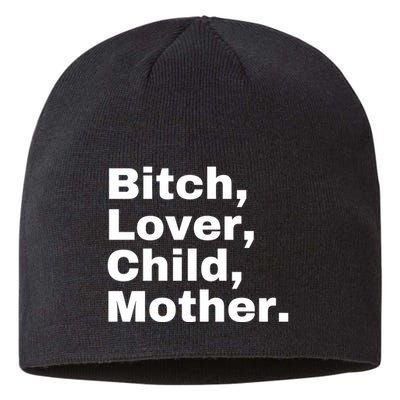 Bitch Lover Child Mother Sustainable Beanie