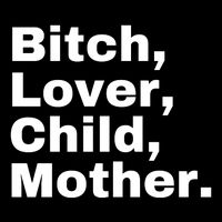 Bitch Lover Child Mother Zip Tote Bag