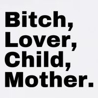 Bitch Lover Child Mother Cooling Performance Crew T-Shirt