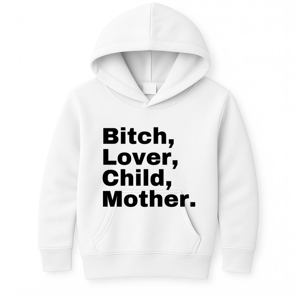 Bitch Lover Child Mother Kids Hoodie