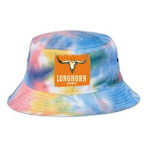 Beautiful Longhorn Costume For Texan Spirit Fans Tie Dye Newport Bucket Hat