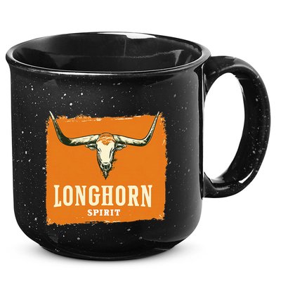 Beautiful Longhorn Costume For Texan Spirit Fans 15oz Campfire Ceramic Mug