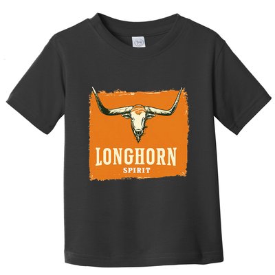 Beautiful Longhorn Costume For Texan Spirit Fans Toddler T-Shirt