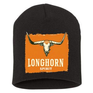 Beautiful Longhorn Costume For Texan Spirit Fans Short Acrylic Beanie