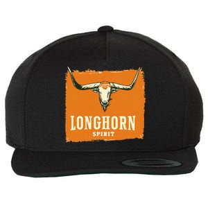 Beautiful Longhorn Costume For Texan Spirit Fans Wool Snapback Cap