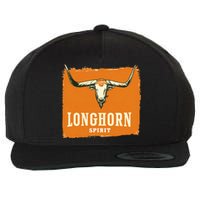 Beautiful Longhorn Costume For Texan Spirit Fans Wool Snapback Cap