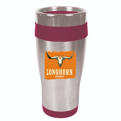 Beautiful Longhorn Costume For Texan Spirit Fans 16oz Travel Tumbler