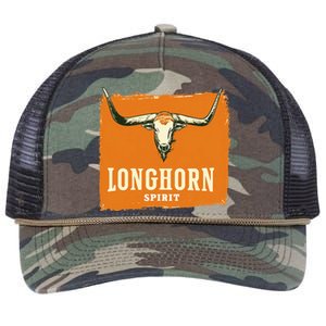 Beautiful Longhorn Costume For Texan Spirit Fans Retro Rope Trucker Hat Cap