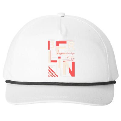 Berlin Legendary City 1982 Snapback Five-Panel Rope Hat