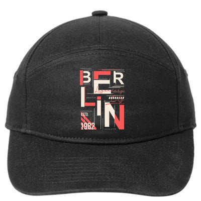 Berlin Legendary City 1982 7-Panel Snapback Hat