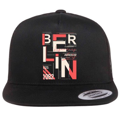 Berlin Legendary City 1982 Flat Bill Trucker Hat